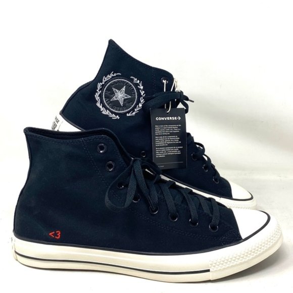 Converse Other - Converse Chuck Taylor Sneakers Hi Casual Black Shoes For Men Custom 152620C-BKW